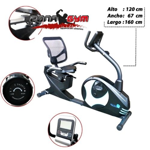 BICICLETA ESTÁTICA SPINNING CON ESPALDAR 